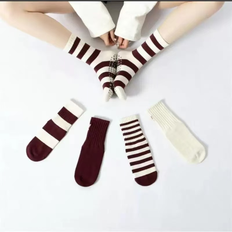 Yoga Fitness Dance - 1/5 Pasang Kaus Kaki Yoga Anti