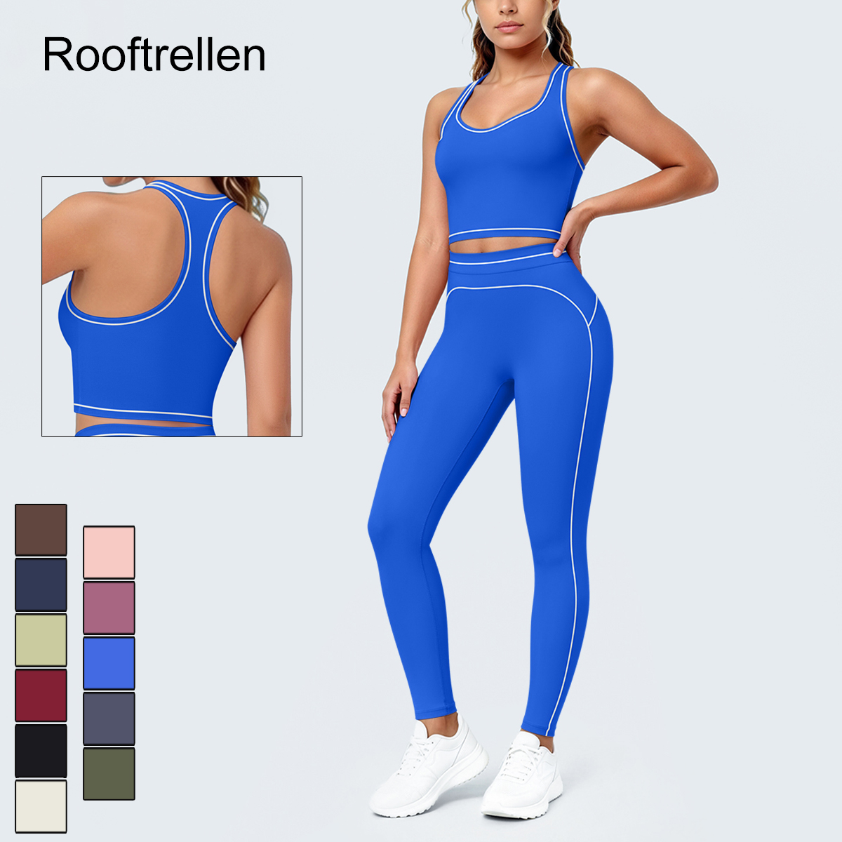 Yoga Fitness Kit - Set Yoga Olahraga Musim Panas Wanita,