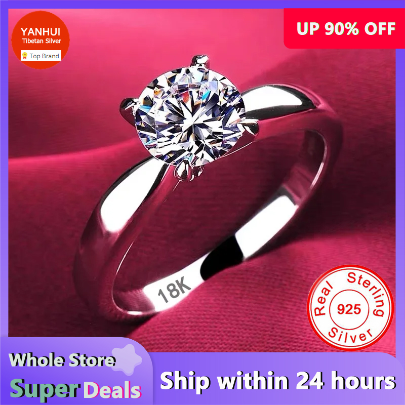 Gymnastics Rings - Dengan sertifikat mewah 18K cincin emas
