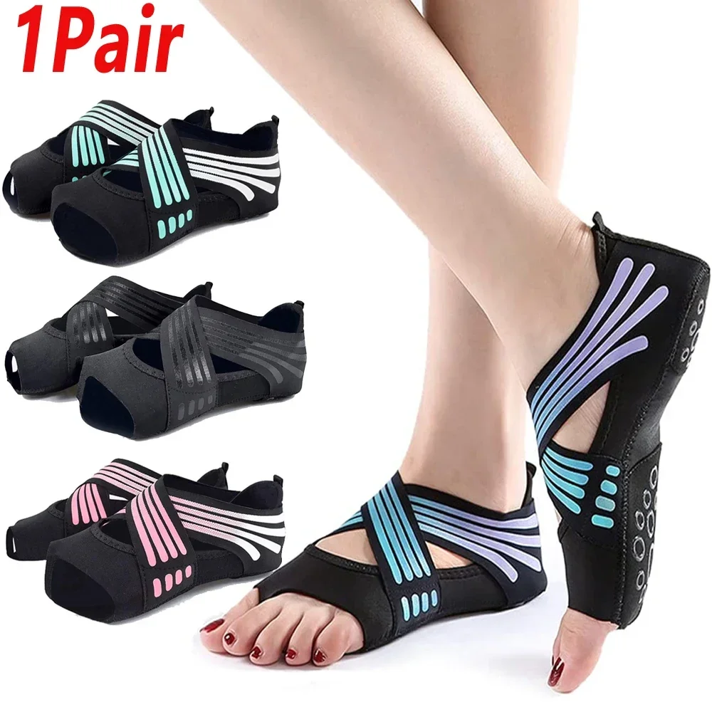 Yoga Fitness Dance - 1 Pasang Sepatu Yoga Profesional Anti-Selip