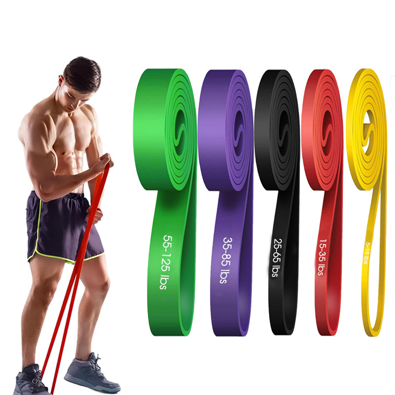 Yoga Fitness Resistance Band - Set Gelang Resistensi 5 Pak Gelang