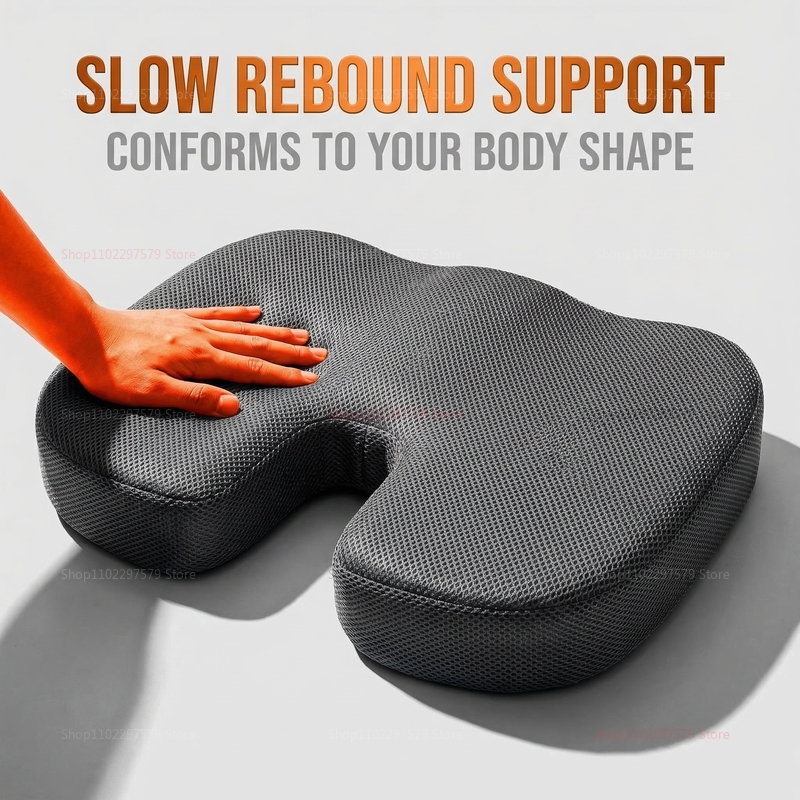 Hip Thrust Pad - Bantal Duduk Perjalanan Busa Memori Bentuk