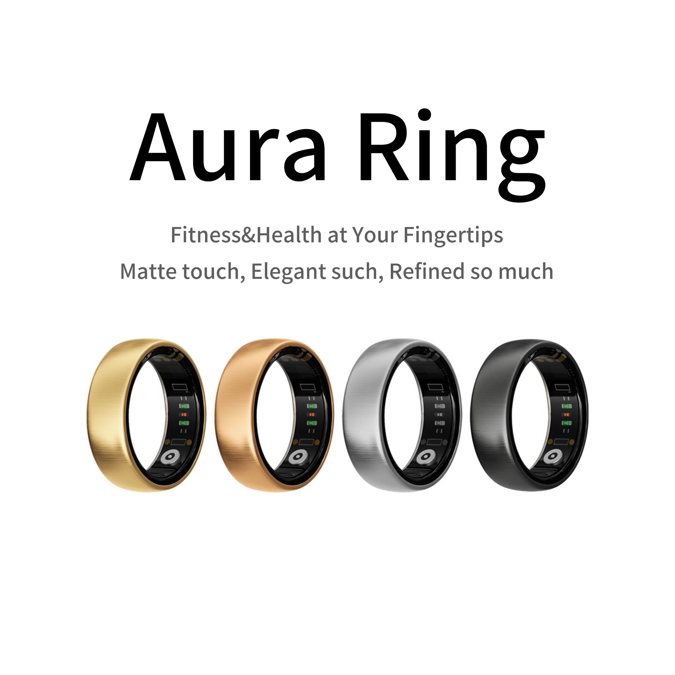 Gymnastics Rings - Cincin Pintar AURA Matt Smart Ring