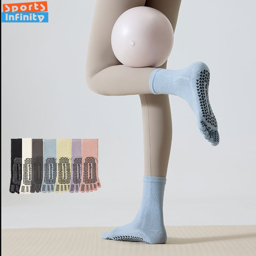 Yoga Fitness Dance - Kaos Kaki Yoga Lima Jari Anti