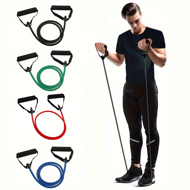 Yoga Fitness Resistance Band - 1 buah Tali Resistensi 4 Tingkat