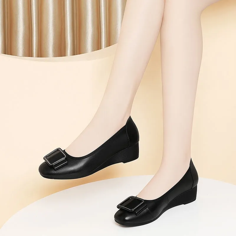 Ankle Weights - Sepatu Wanita Lucu, Ujung Bulat, Ringan,