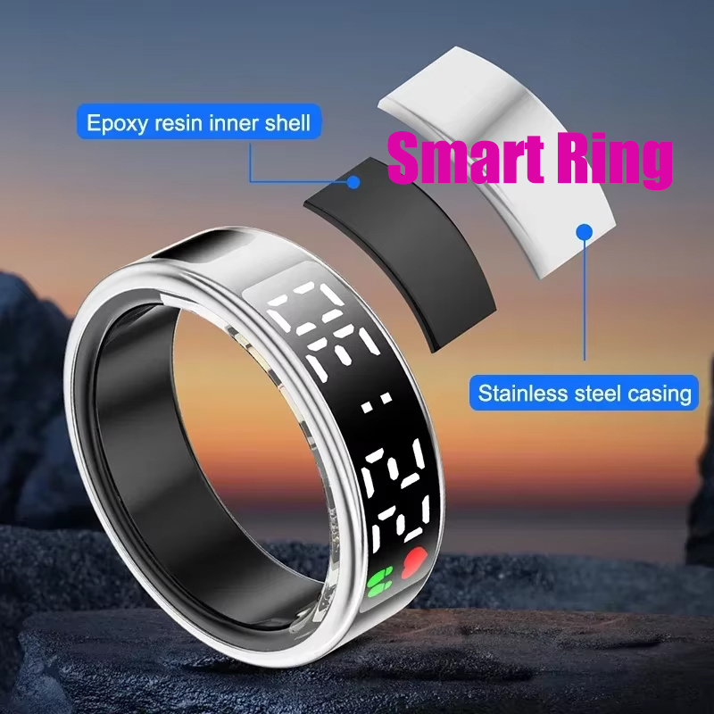 Gymnastics Rings - Cincin Pintar Kebugaran dengan Layar LED,