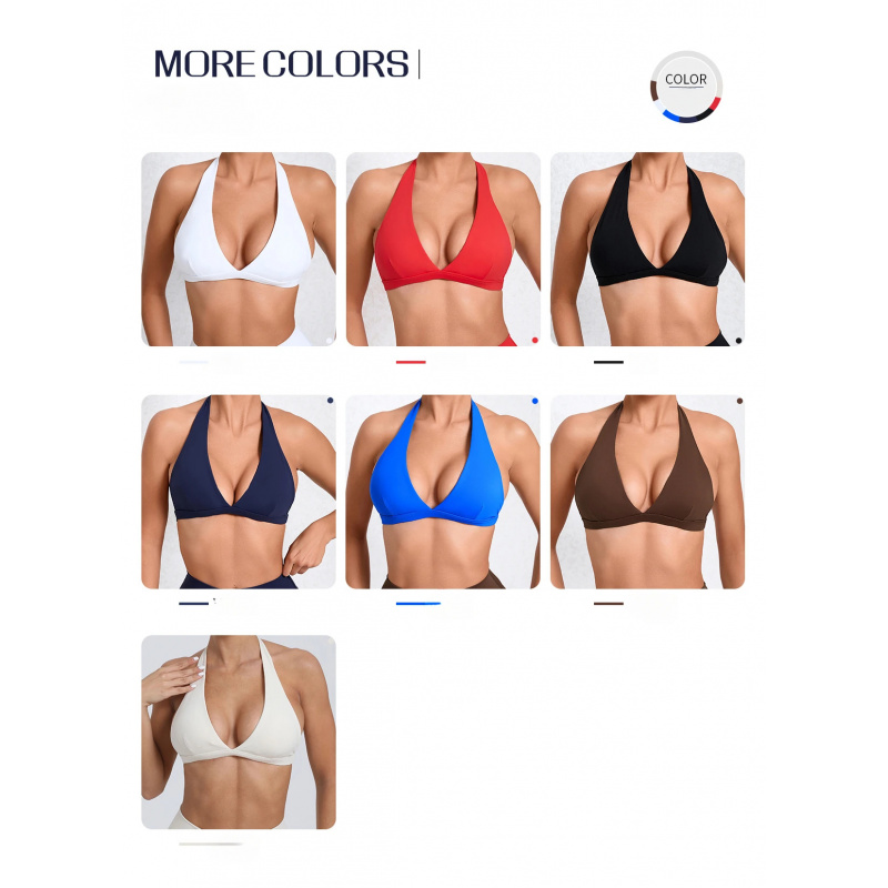 Yoga Und Fitness - Pakaian yoga bergaya halter neck Eropa