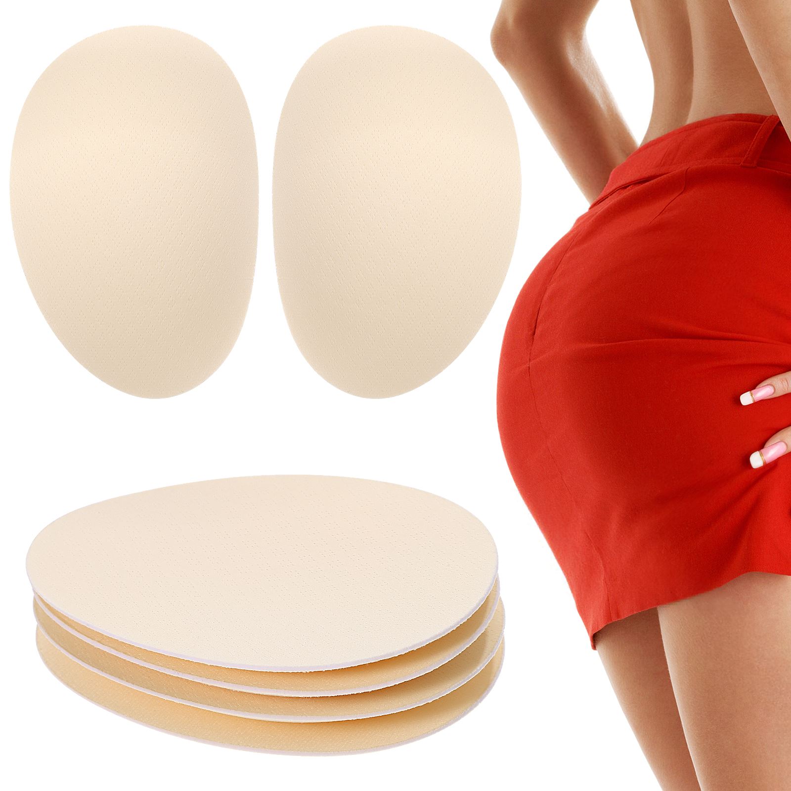 Hip Thrust Pad - Bantalan pinggul ketat, 4 buah spons