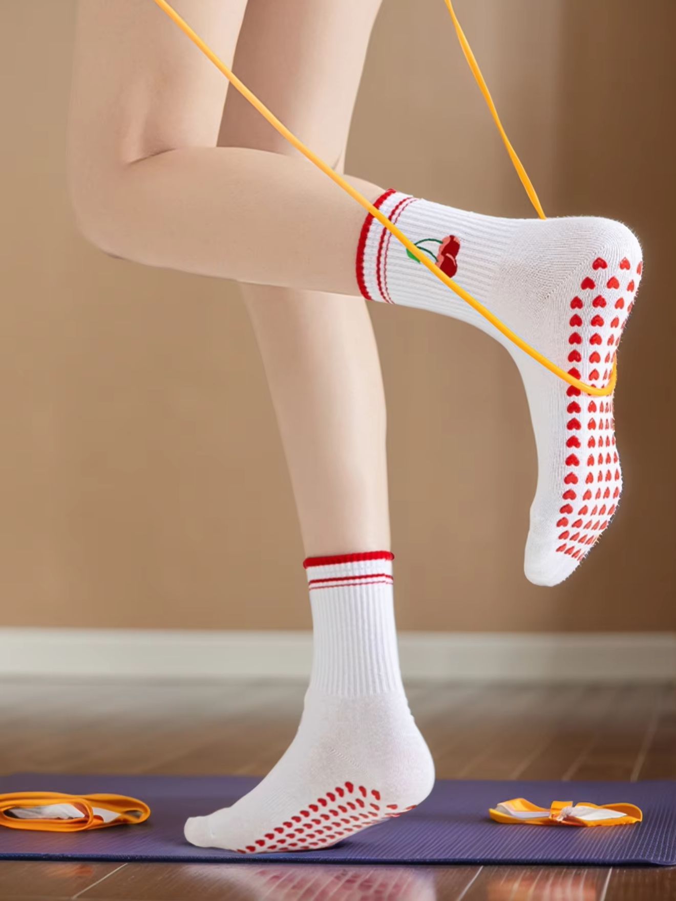 Yoga Fitness Dance - 1 Pasang Kaus Kaki Yoga Profesional