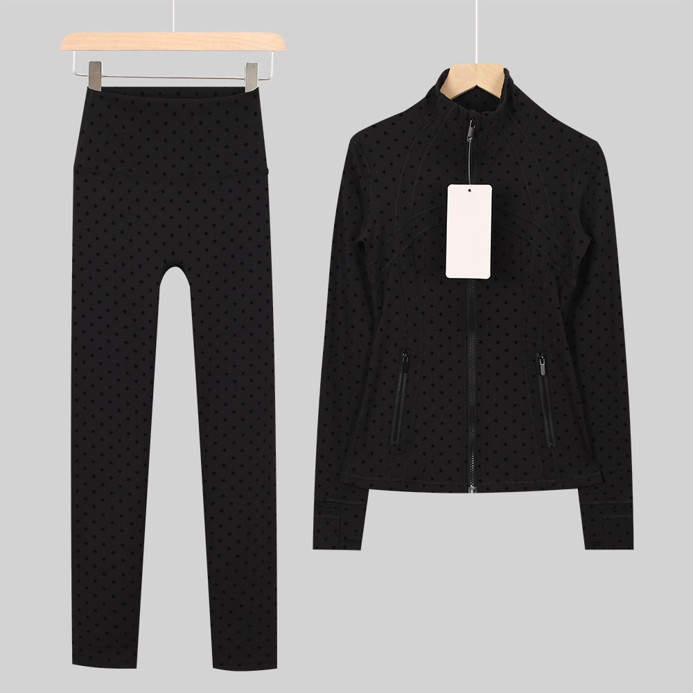 Yoga Fitness Kit - Set Jaket Olahraga Yoga Wanita Pakaian