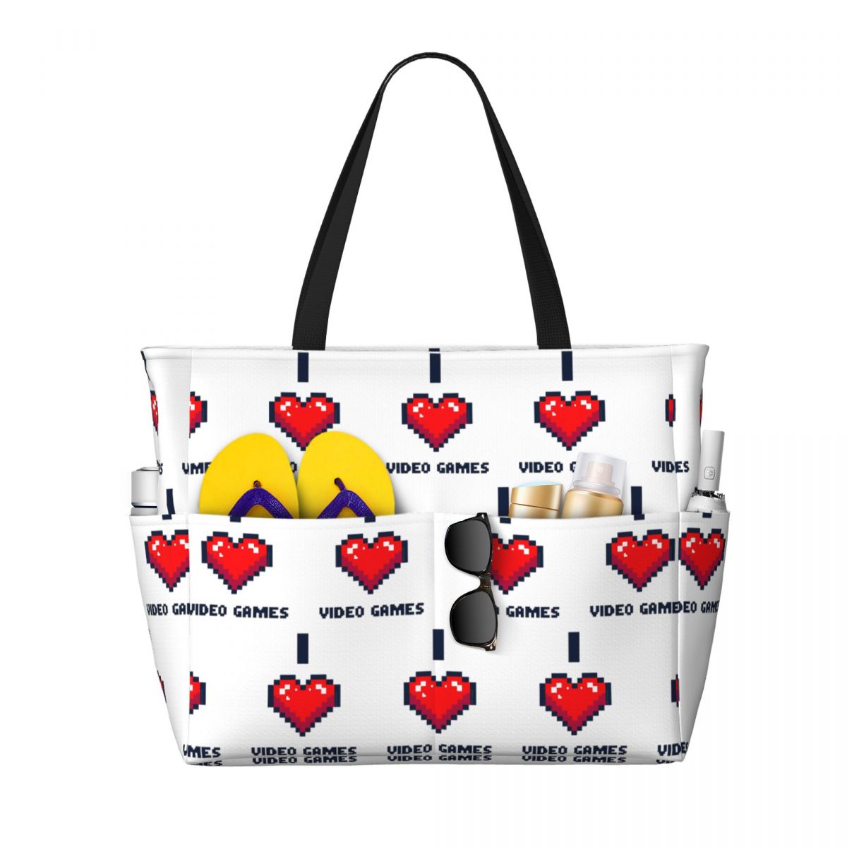 Yoga Fitness Videos Free - I Heart Video Games Tas Tote
