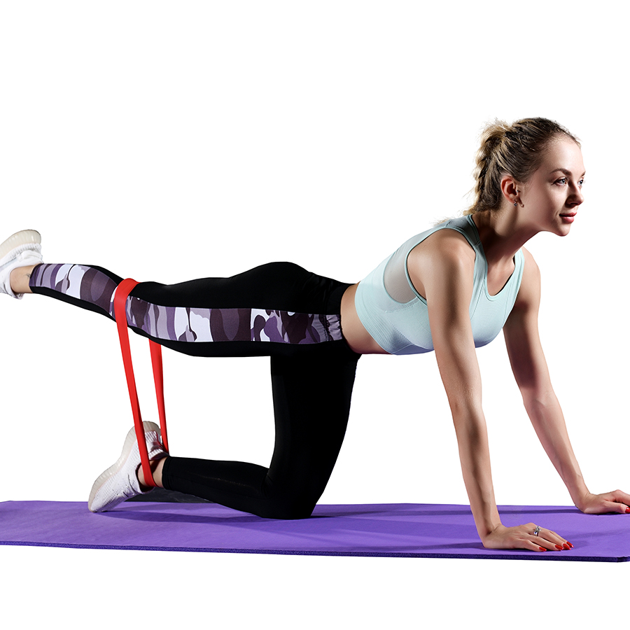 Pita Latihan Karet Elastis unt - Yoga Fitness Stretching Strap ulasan dan harga