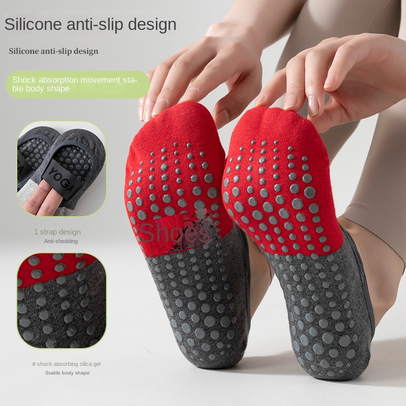 5 pasang Kaus Kaki Yoga Profes - Yoga Fitness Dance ulasan dan harga