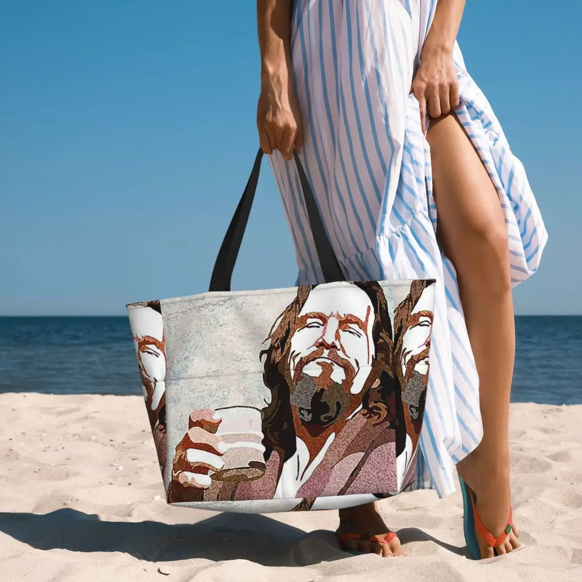 Big Lebowski Dude Portrai Tas  - Yoga Fitness Dude ulasan dan harga