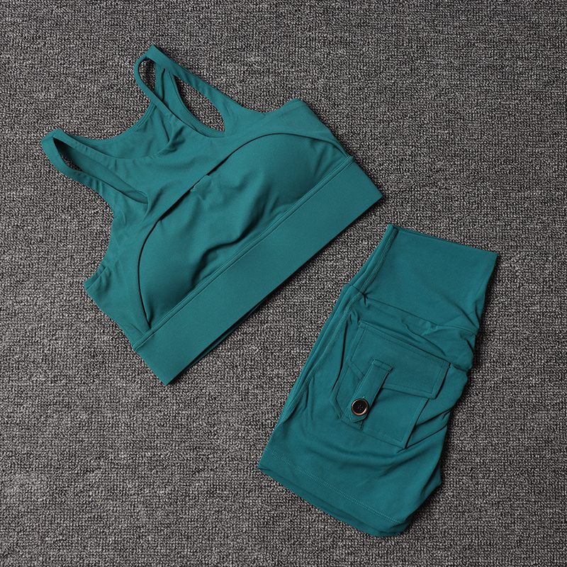 Set celana pendek Fitness Wani - Yoga Fitness Kit ulasan dan harga