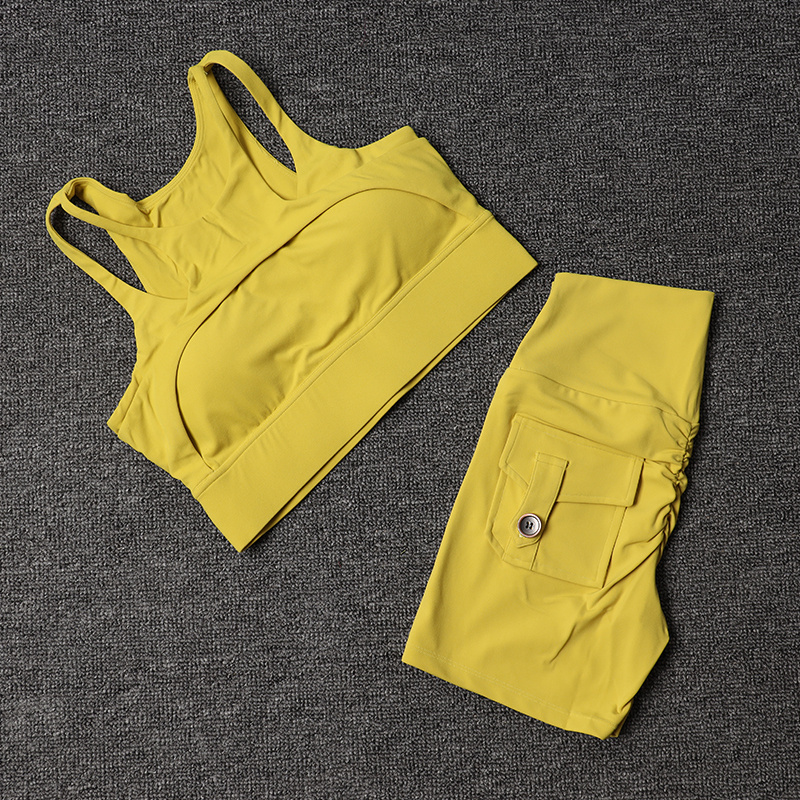 Set celana pendek Fitness Wani - Yoga Fitness Kit ulasan dan harga