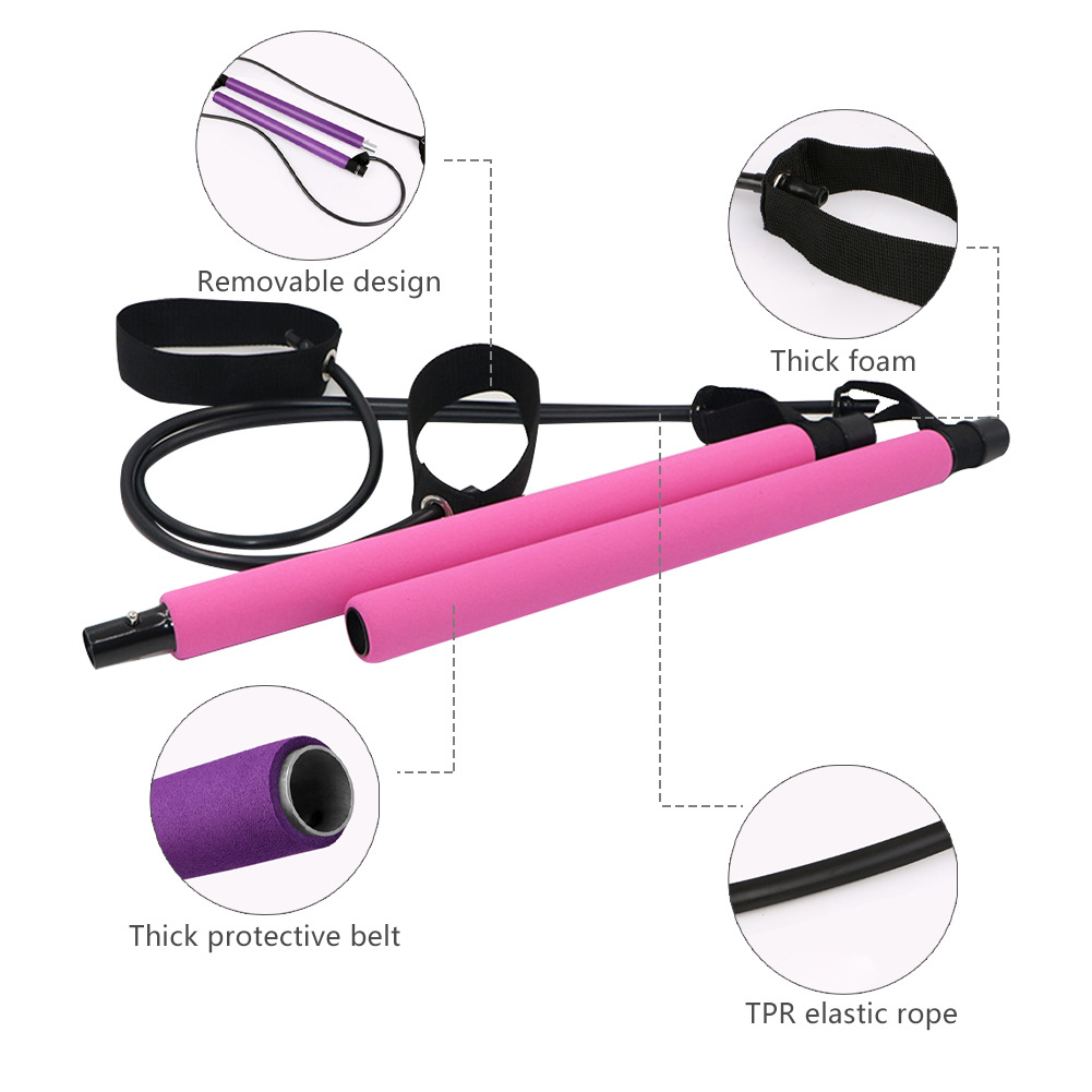 Baru Kebugaran Yoga Pilates Ba - Yoga Fitness Resistance Band ulasan dan harga