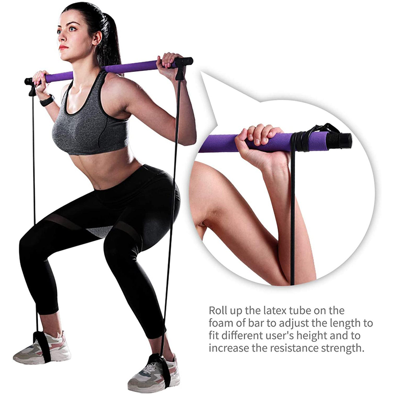 Baru Kebugaran Yoga Pilates Ba - Yoga Fitness Resistance Band ulasan dan harga