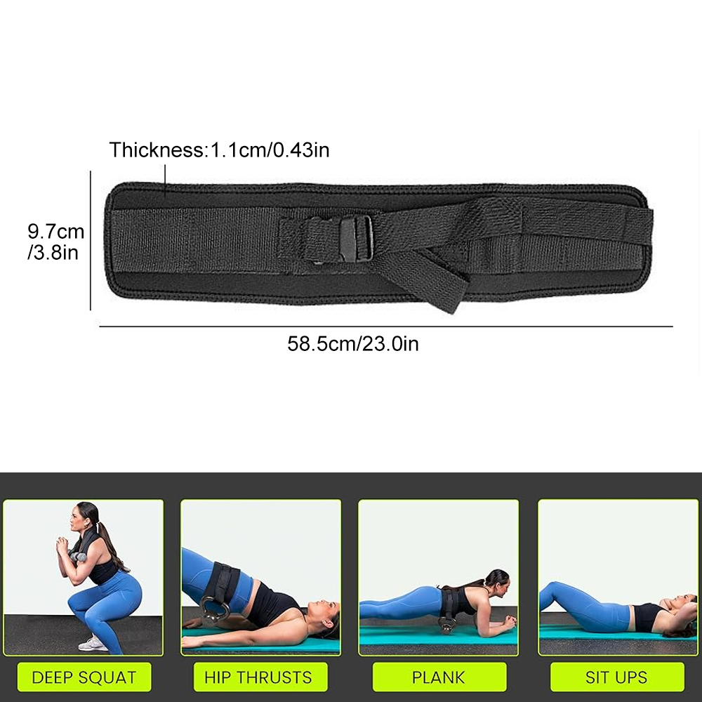 Sabuk Hip Thrust untuk Otot Gl - Hip Thrust Pad ulasan dan harga