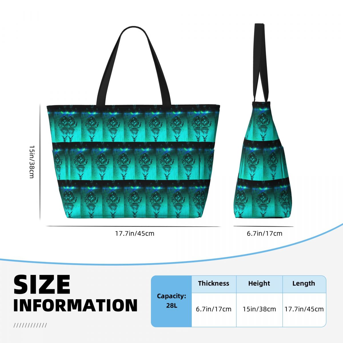 Tas Tote Pantai Geometry Dash  - Yoga Fitness Videos Free ulasan dan harga