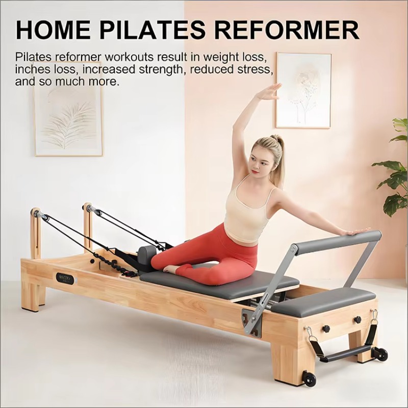 Alat Pilates Reformer, Mesin Y - Yoga Fitness Exercises ulasan dan harga