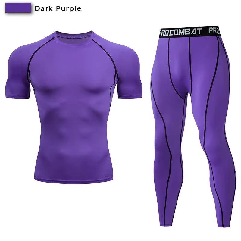 2pcs Setelan Olahraga Kompresi - Yoga Fitness Kit ulasan dan harga