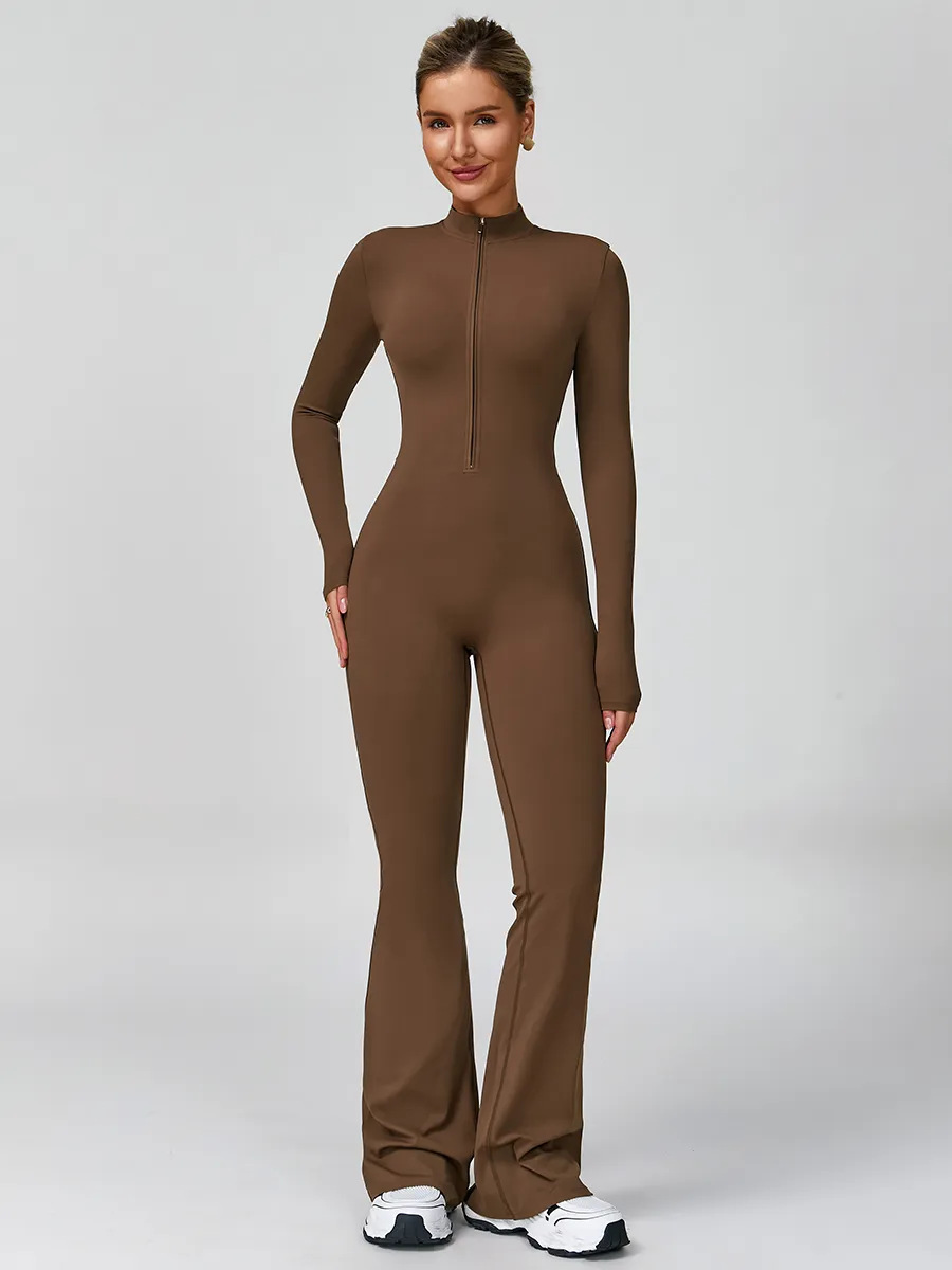 Jumpsuit Solid Elegan dengan R - Yoga Overall Fitness ulasan dan harga