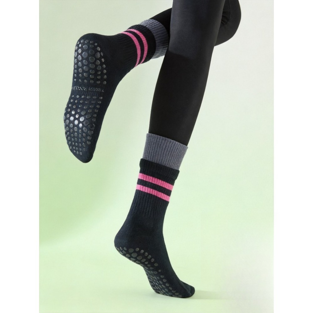 1 Buah Kaus Kaki Yoga Anti Sel - Yoga Fitness Dance ulasan dan harga