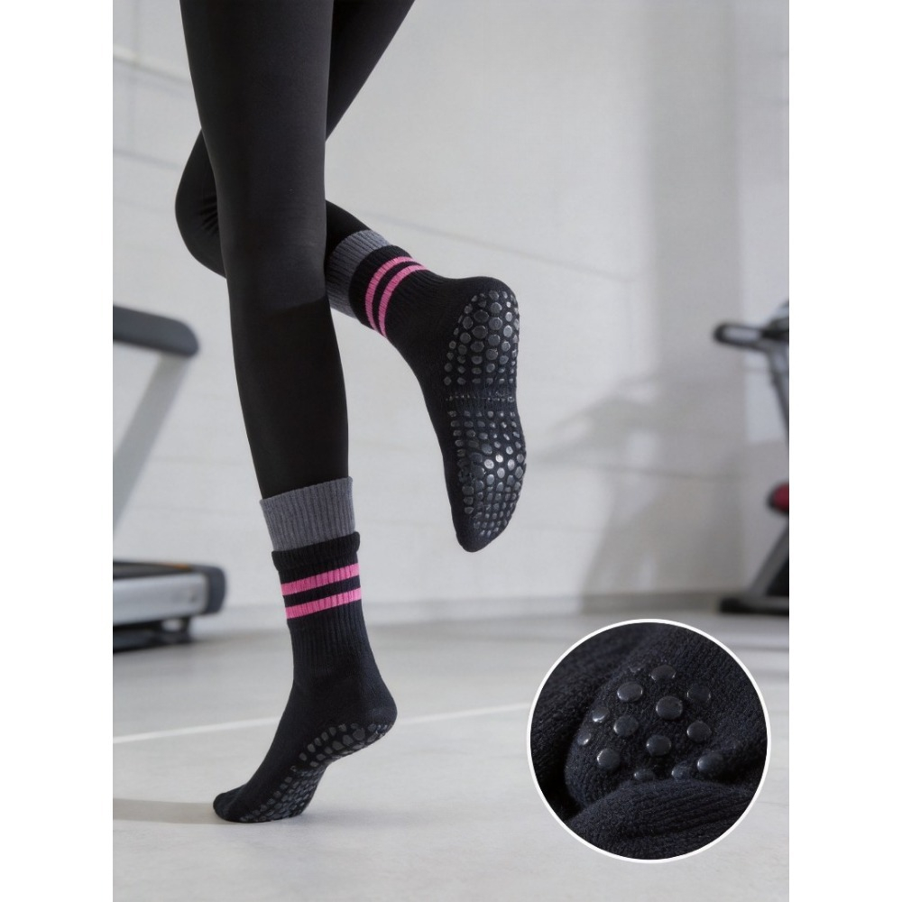 1 Buah Kaus Kaki Yoga Anti Sel - Yoga Fitness Dance ulasan dan harga