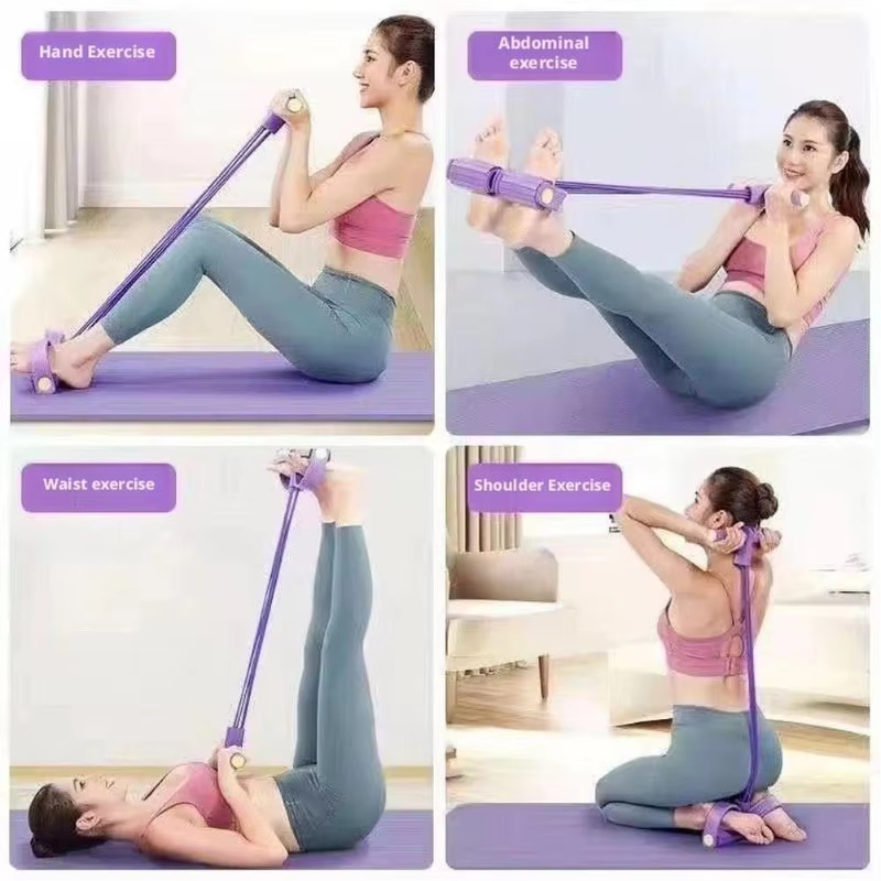 2 Buah Tensioner Pedal 6 Tabun - Yoga Fitness Resistance Band ulasan dan harga