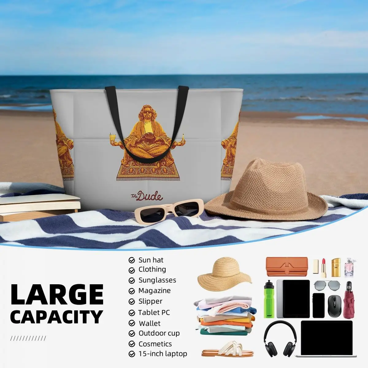 The Dude Budha The Big Lebowsk - Yoga Fitness Dude ulasan dan harga