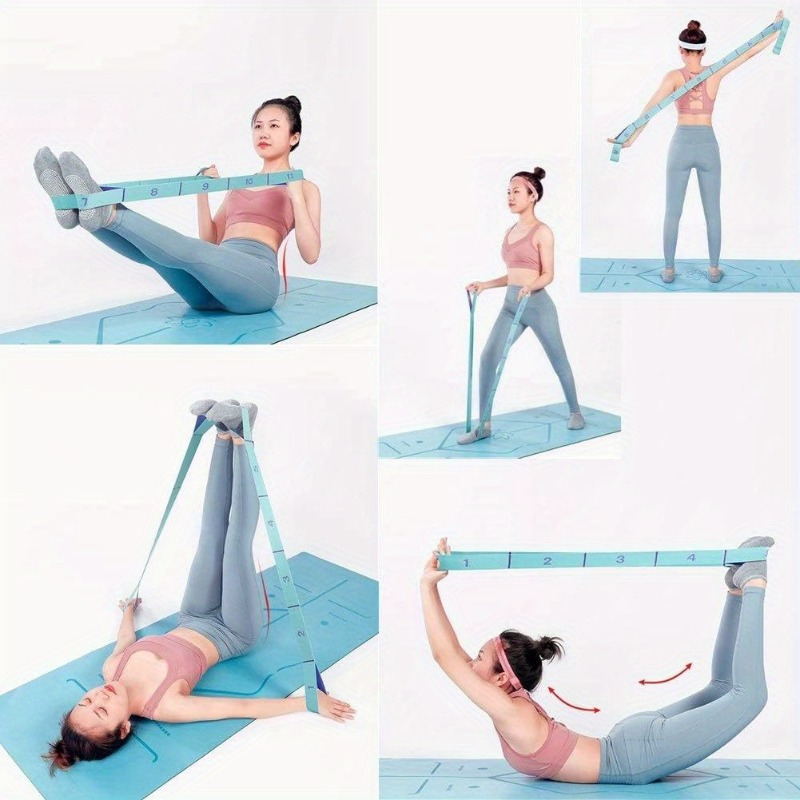 Tali Peregangan Digital Yoga,  - Yoga Fitness Stretching Strap ulasan dan harga