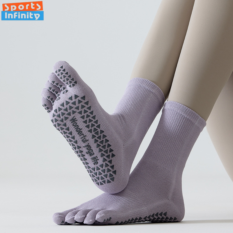 Kaos Kaki Yoga Lima Jari Anti  - Yoga Fitness Dance ulasan dan harga