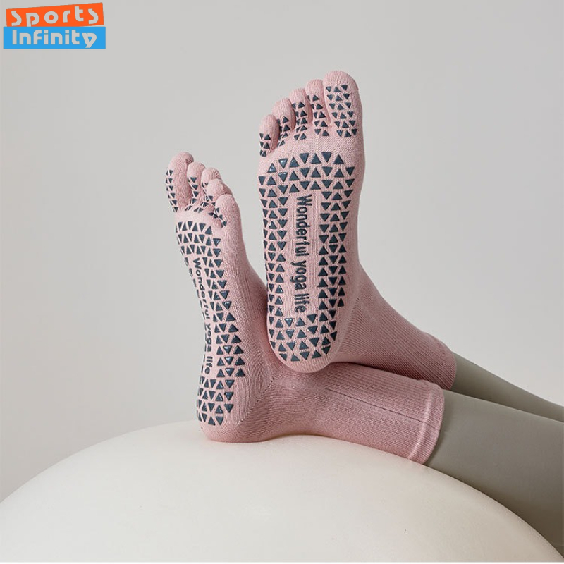 Kaos Kaki Yoga Lima Jari Anti  - Yoga Fitness Dance ulasan dan harga