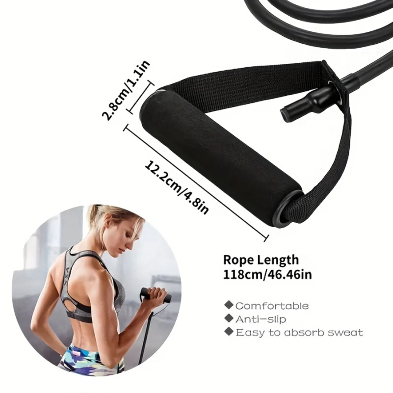 1 buah Tali Resistensi 4 Tingk - Yoga Fitness Resistance Band ulasan dan harga