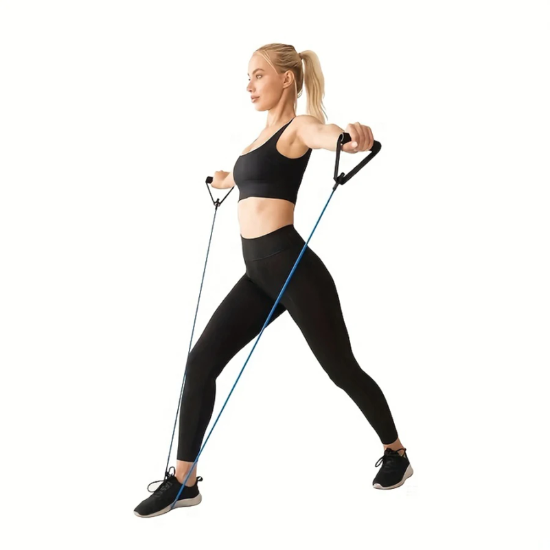 1 buah Tali Resistensi 4 Tingk - Yoga Fitness Resistance Band ulasan dan harga
