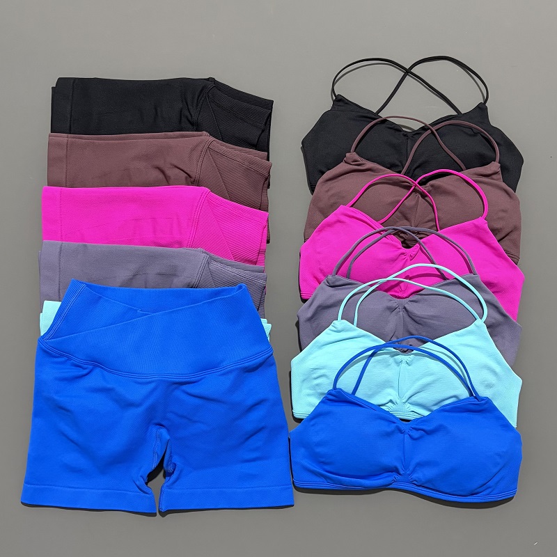 Set Olahraga Wanita 2 Potong V - Yoga Fitness Kit ulasan dan harga