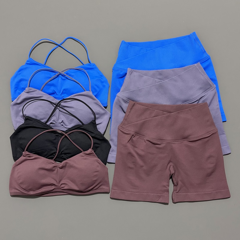 Set Olahraga Wanita 2 Potong V - Yoga Fitness Kit ulasan dan harga