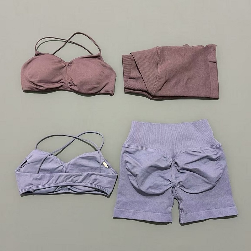 Set Olahraga Wanita 2 Potong V - Yoga Fitness Kit ulasan dan harga