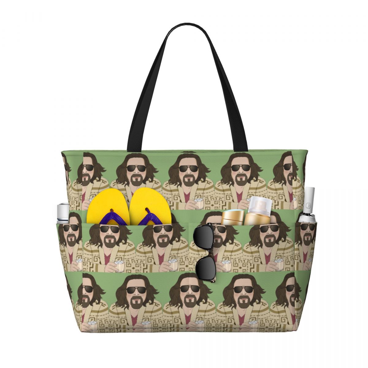 The Dude- Tas Tote Pantai The  - Yoga Fitness Dude ulasan dan harga