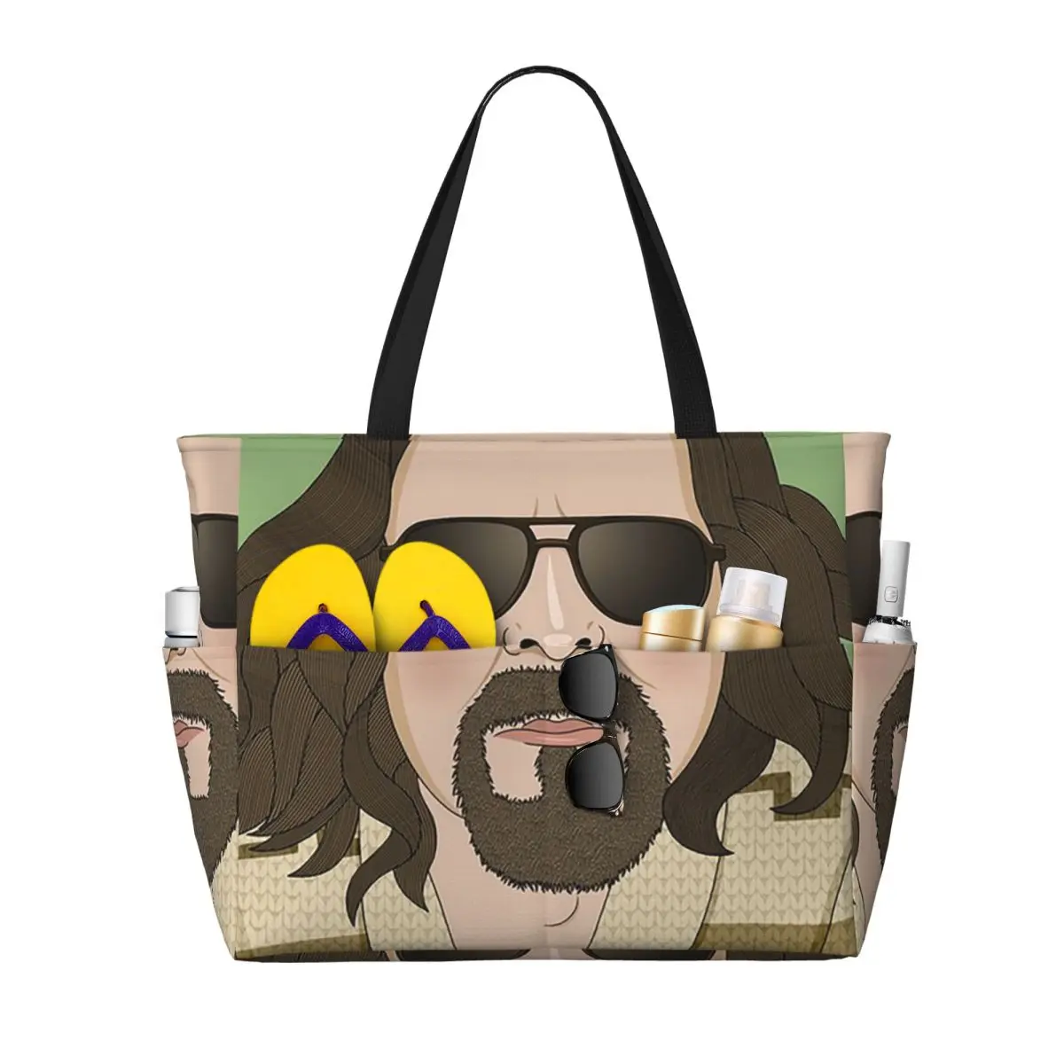 The Dude- Tas Tote Pantai The  - Yoga Fitness Dude ulasan dan harga