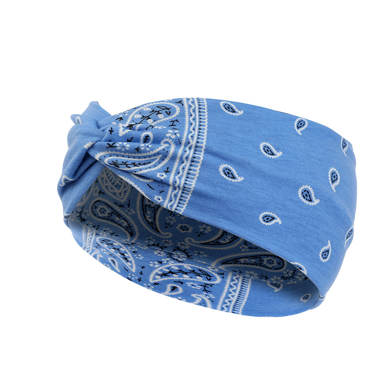 Ikat Rambut Paisley Motif Bung - Yoga Fitness Stretching Strap ulasan dan harga