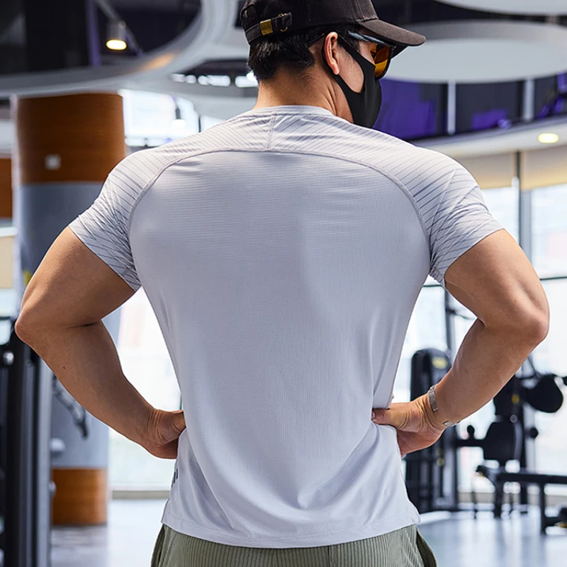 Kaus olahraga Pria Atasan leng - Yoga Fitness Wear ulasan dan harga