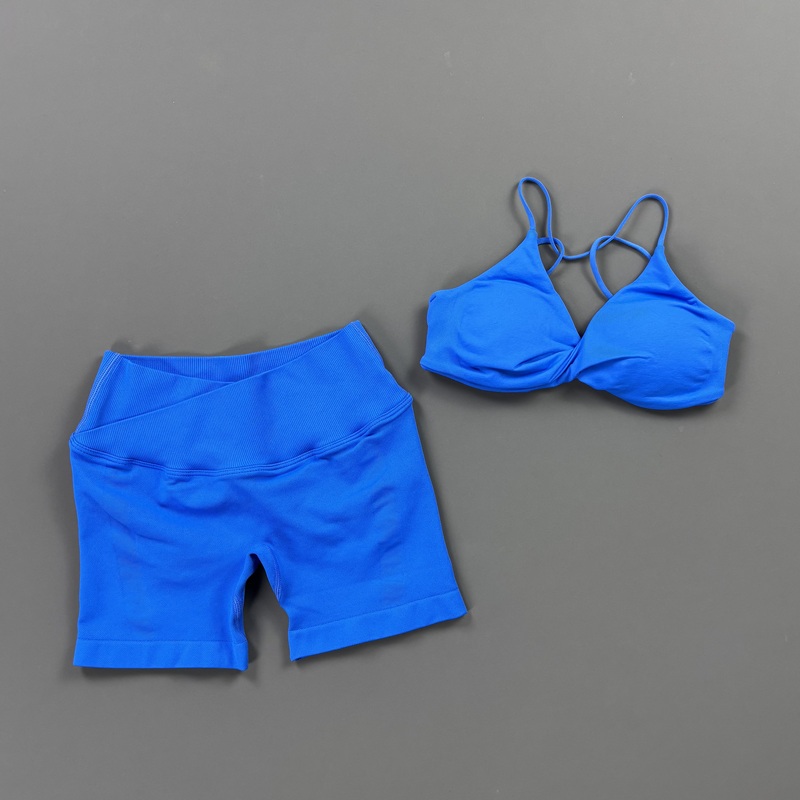 Set Celana Pendek Yoga Seamles - Yoga Fitness Kit ulasan dan harga