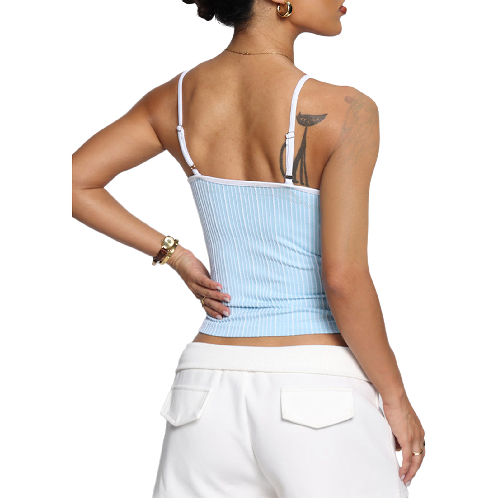 Kamisol Wanita Tanpa Lengan de - Yoga Fitness Exercises ulasan dan harga