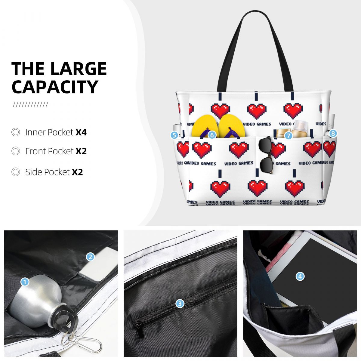 I Heart Video Games Tas Tote P - Yoga Fitness Videos Free ulasan dan harga