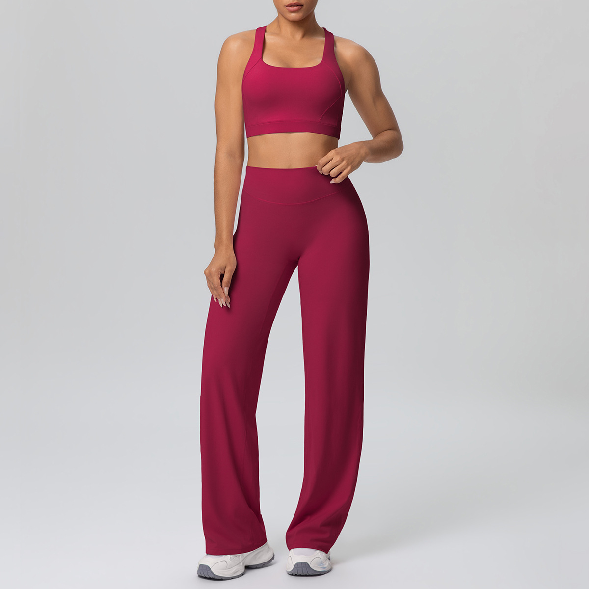 Bra Yoga Tali Silang di Bahu,  - Yoga Fitness Stretching Strap ulasan dan harga